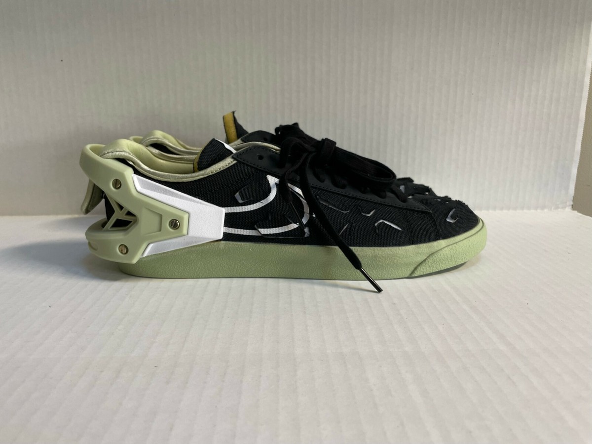 Nike x Acronym Blazer Low Black Olive Aura Mens Shoes Size 9.5 