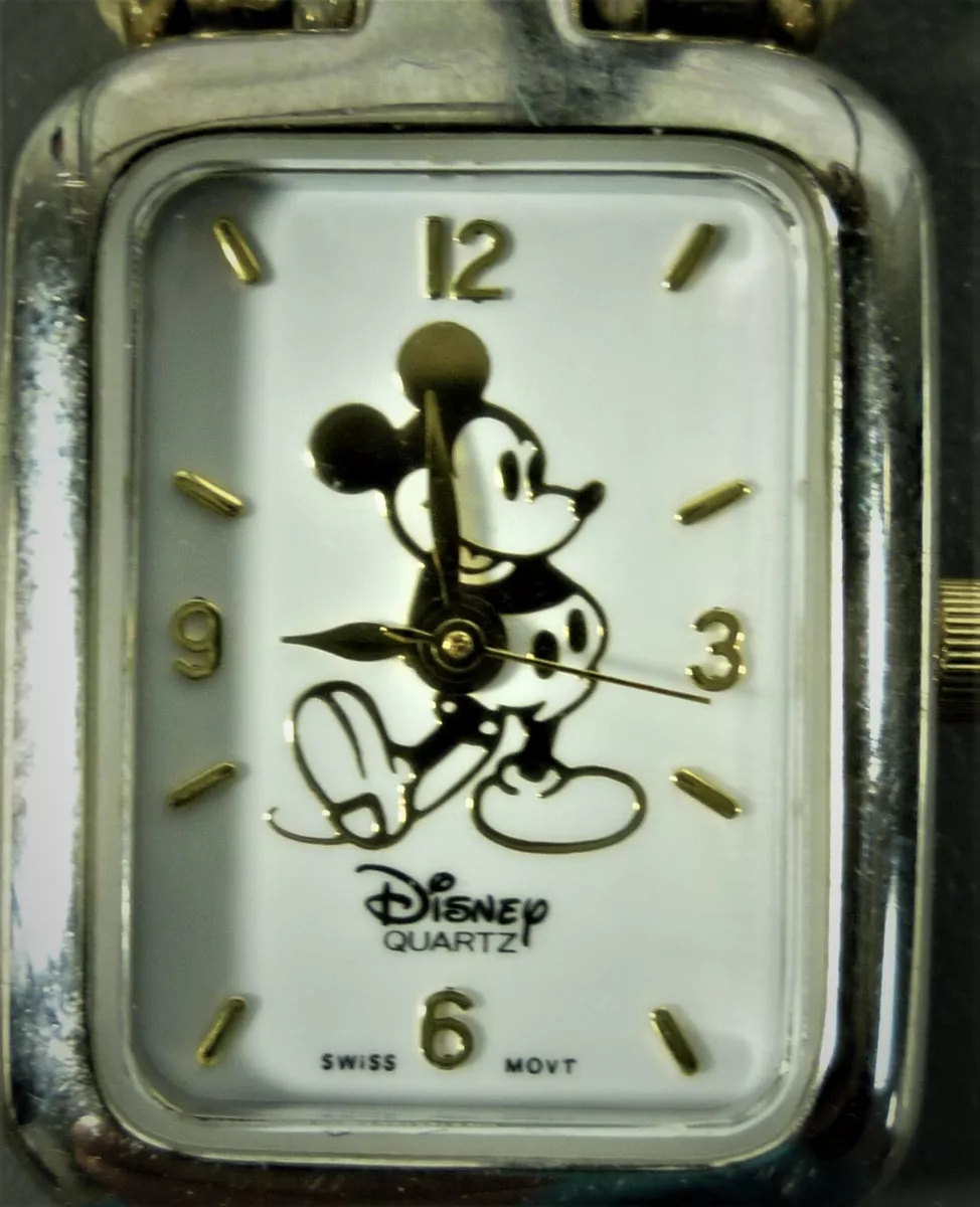 Stainless steel hotsell mickey mouse watch