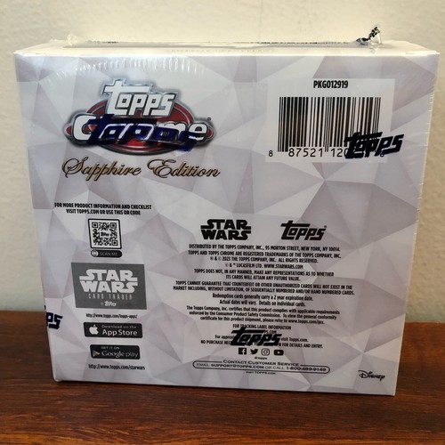 2023 Topps Cromado Star Wars El Retorno del Jedi Zafiro Caja Sellada - EN MANO - Imagen 2 de 3