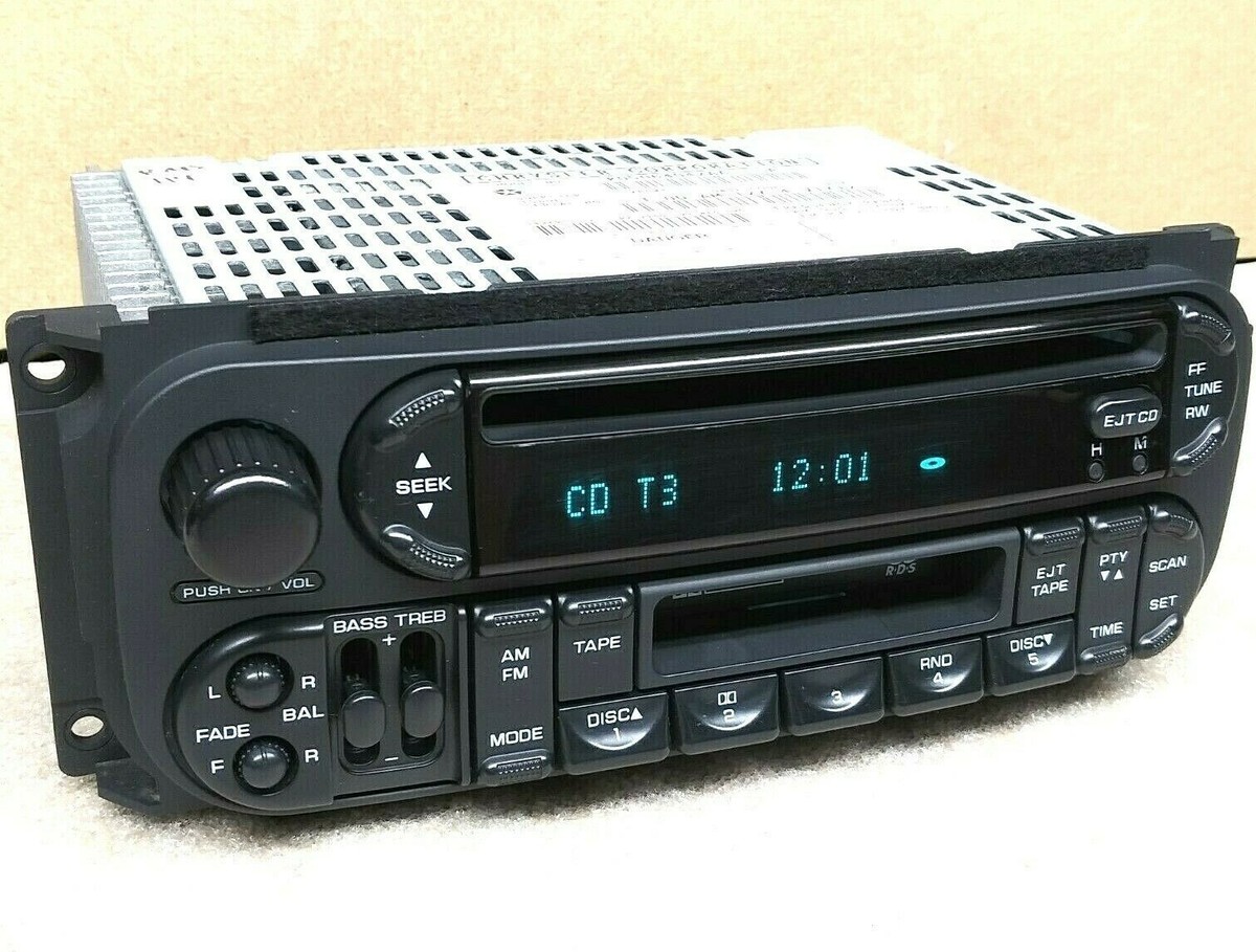 Genuine Chrysler Dodge Jeep CD Player Cassette Radio Stereo