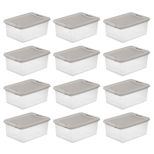 Sterilite Plastic Stackable Storage Box with Latching Lid - 第 85/101 張圖片