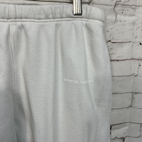 SPIRITUAL GANGSTER Sweatpants Size Women Small Cream Off-White Soft Joggers - Picture 5 of 14
