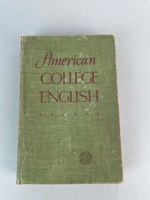 VTG American College English: 1948 Hardcover Harry Warfel, Mathews, Bushman