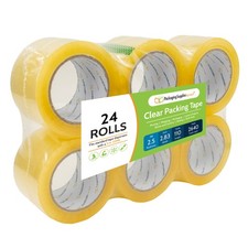 Carton Sealing Packaging Tape Clear 2.83 Inch x 110 Yards 2.5 Mil 24 Rolls