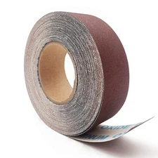 240 Grit Sandpaper Roll, 2 Inch x78.7 Feet Continuous Abrasive Sand Paper Rea...