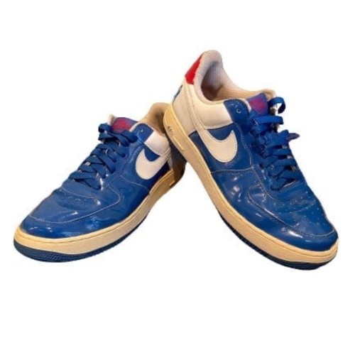 Nike Air Force One 1 2006 Men's 9 Low Sheed Blue And White Sneakers 306347-411