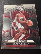 2023-24 Panini Mosaic NBA Debut Rookie Bilal Coulibaly #268. Wizards