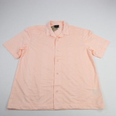  Air Jordan Button-Up Men's Peach New with Tags M