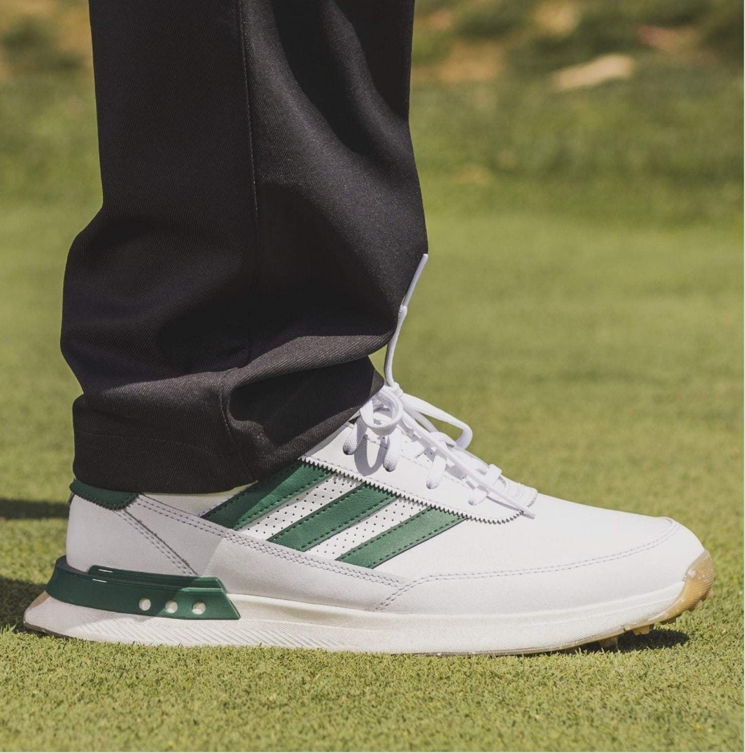 アディダス ゴルフシューズ　S2G SL レザー 24 IF0299 Adidas S2G SL Leather 24 Golf Shoe IF0299 Cloud White / Collegiate