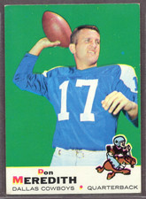 1969 Topps Set-Break # 75 Don Meredith EX-EXMINT *JAYSACE*