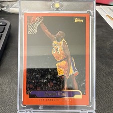 Topps 1999-00 Shaquille O'Neal #23 Los Angeles Lakers NBA Base Set Card