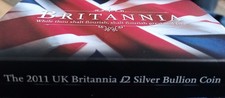 The Royal Mint 2011 Queen Elizabeth Britannia, 1oz Silver coin
