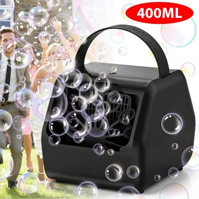 Bubble Machine Seifenblasen Spielzeug Bubble Maker 400ml Elektrisch Für Party