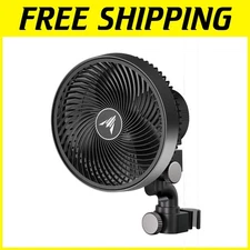CLOUDRAY S6 6-Inch Clip-On Grow Tent Fan with 10 Speed Settings & Oscillation