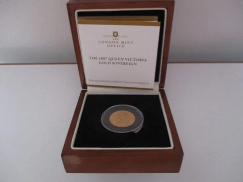 1897 Victoria Gold Sovereign — photo from the most recent tracked eBay sale