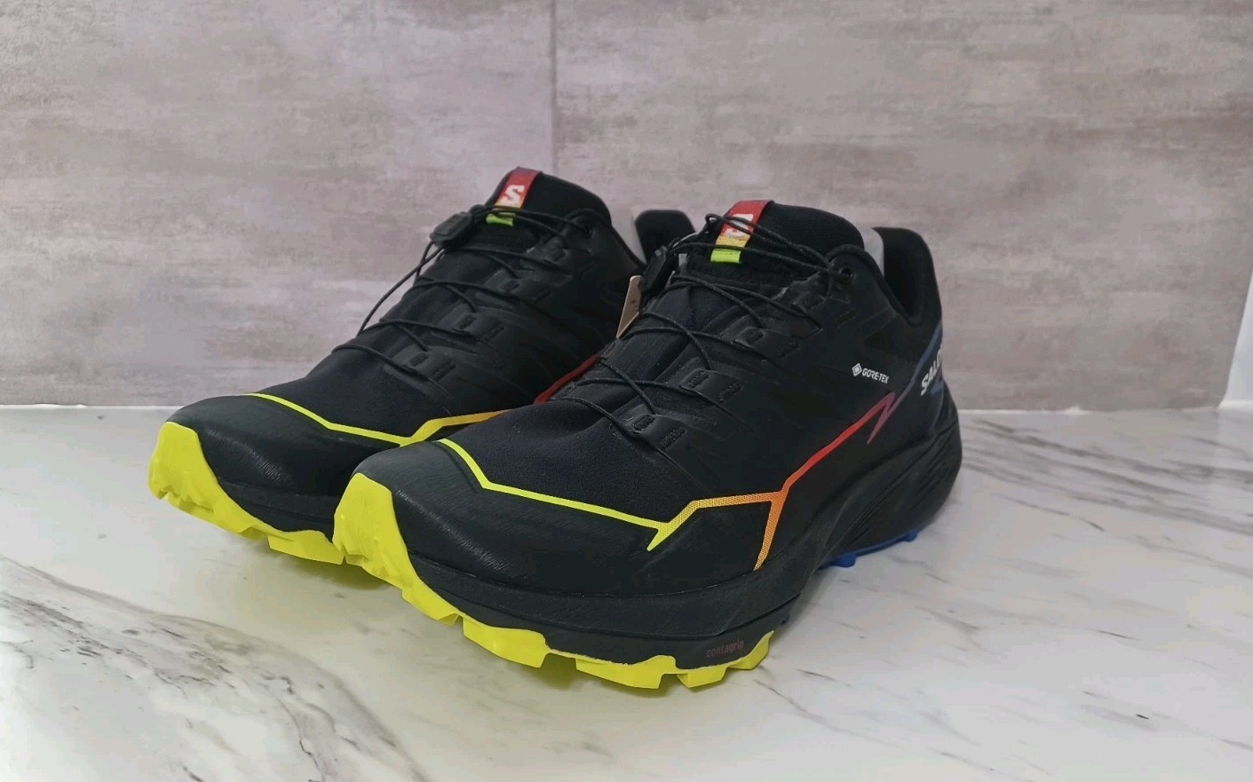 Scarpe Salomon Thundercross Escursionismo Trail Running Multicolore Uomo Taglia 10 5