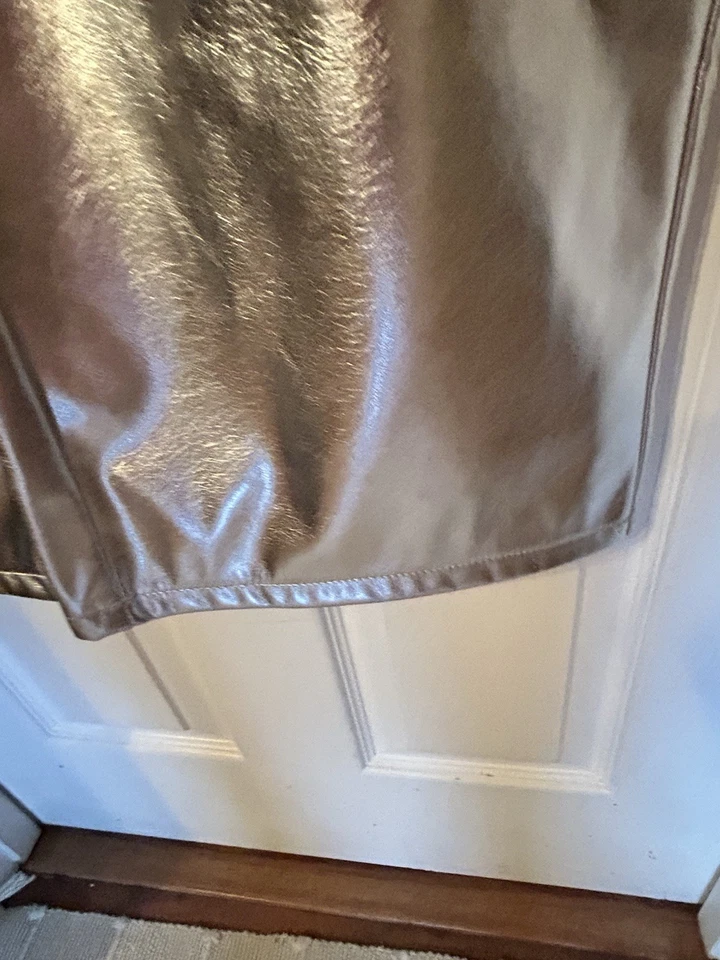 Pantalón de mezclilla cargo No Boundaries plateado metálico pierna ancha S 4/6 retro festival nuevo con etiquetas Foto 4 de 4