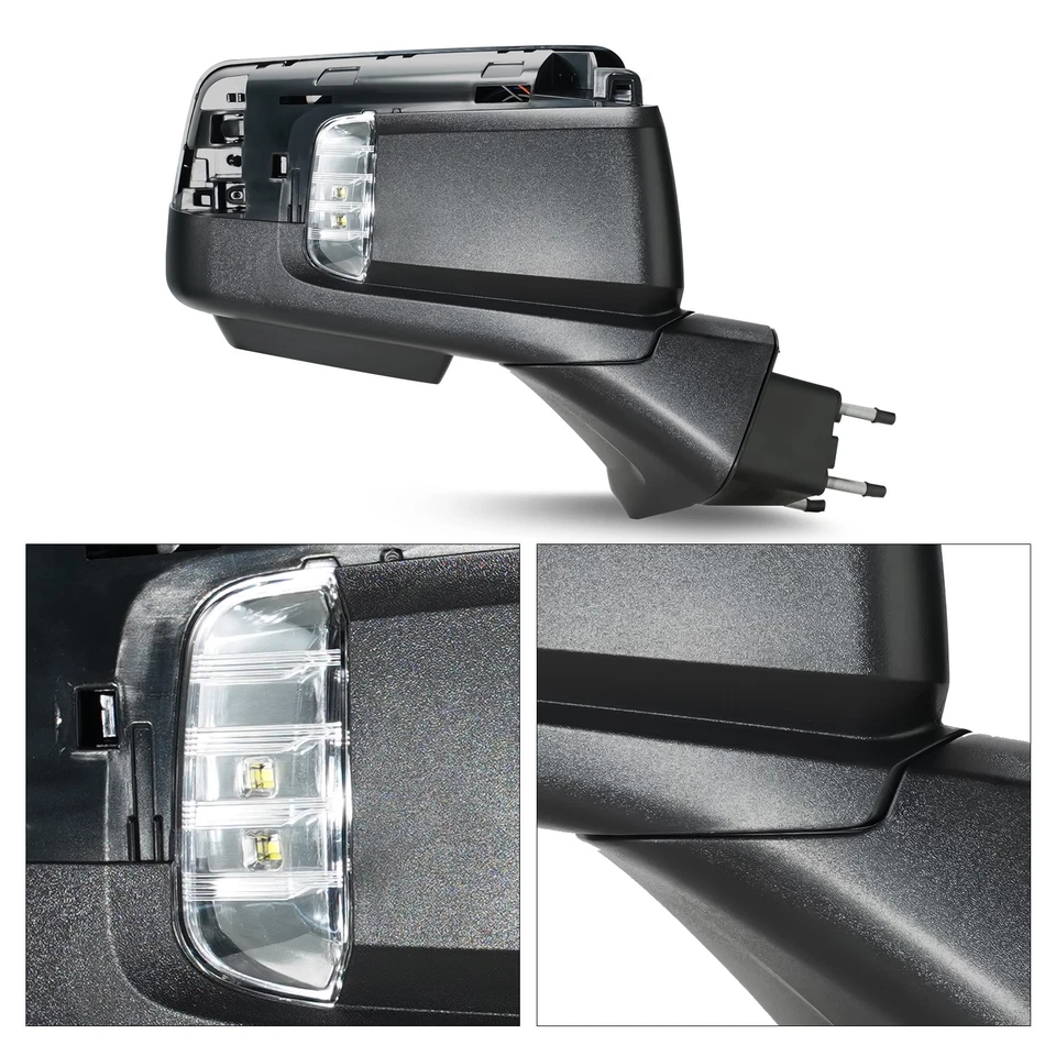 Right Side Mirror w/ Camera w/ BSD For 2019-2025 Chevy Silverado 1500 16 Pins - Image 3 of 4