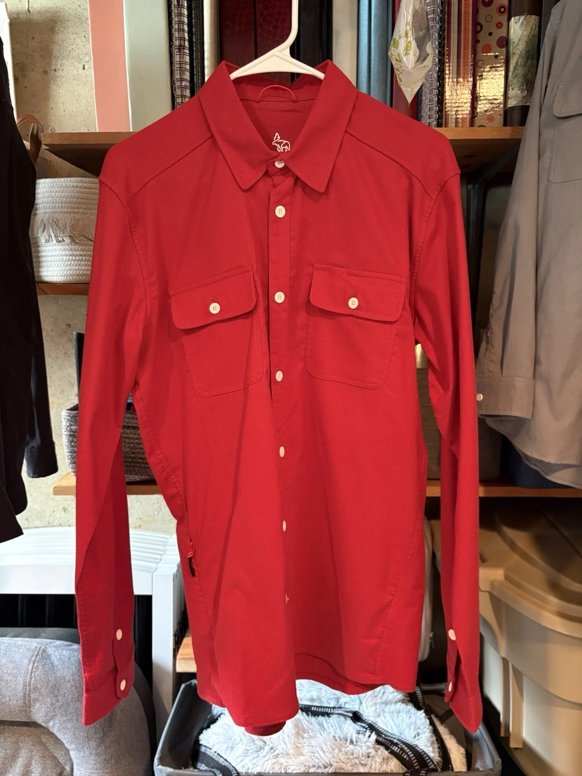 Western Rise Shirt Mens Medium Red Long Sleeve Button Up Performance Outdoor
Opens in a new window o