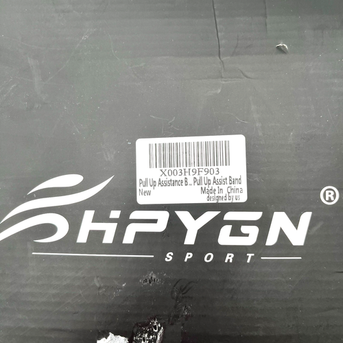 HPYGN Sport Unisex Black Orange Pull Up Assist Band - Brand New - Picture 4 of 4