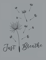 Tattoodesign: Breathe Dandelion Pusteblume Malbuch - Antistress
