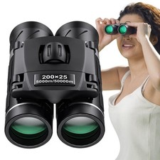 Compact Binoculars Gift High Powered, Waterproof Bird Watching Hunting 200X25