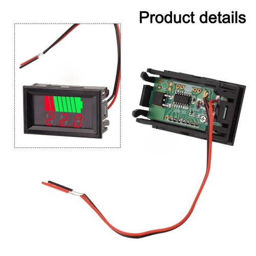Anzeige Batterie V Digitaler Bildschirm Kapazität Meter Batteriefahrzeuge - Bild 19 von 48