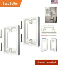 Versatile Non-Metallic Shallow Box Extender, 2-Pack - Ideal for Home and Outdoor