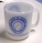 Vintage  Coffee Mug by Glasbake - Int. Union Of Operating Engineers