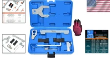 9PCS Engine Camshaft Alignment Locking Timing Tool Kit with Water Pump Wrench,.