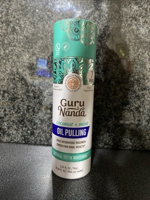 GuruNanda Oil Pulling Kit 7 Pack Coconut Oil Pulling