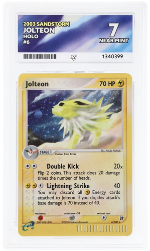 Jolteon graded ACE 7 for sale on eBay