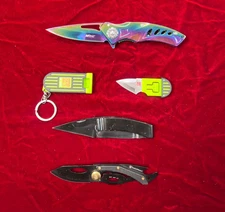 Four (4) Tactical & EDC folding knives S&W, Al Mar, M-tech Lot #18