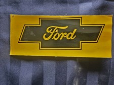 Vintage Ford Yellow And Black Sticker Decal