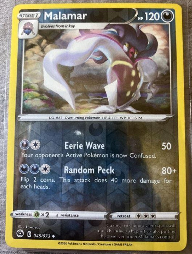Pokemon Malamar [Champion's Path - 45/73] Reverse Holofoil