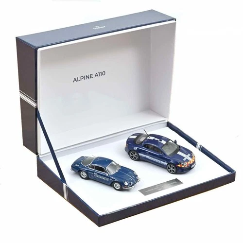 Set ALPINE A110 GENDARMERIE 1971/2023 1/43 NOREV Collectible Cars