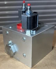 Parker Hydraulic Control Valve Solenoid Block IC-7065 126495 (READ DESCRIPTION) thumbnail 3