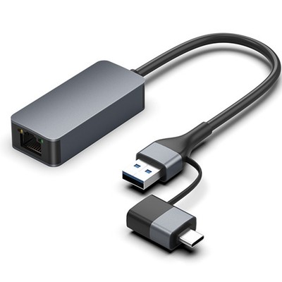 Universelle 2500Mbps Netzwerkkarte USB C Typ-C Ethernet auf RJ45 Kabeladapt7982