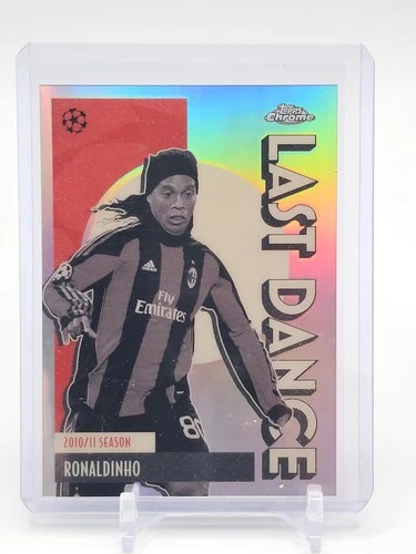 RONALDINHO TOPPS CHROME UCL LAST DANCE REFRACTOR #LD-9 AC MILAN A Q5976