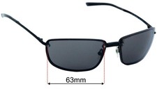 SFx Replacement Sunglass Lenses fits Gucci GG1691 - 63mm Wide