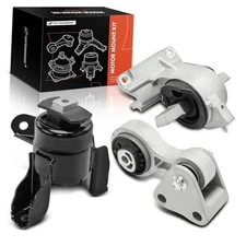  3PCS Engine Motor Mount and Transmission Mount and Torque Strut Mount Kit 