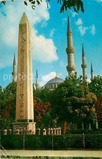 Istanbul Constantinople Egyptian Obelisque Blue Mosque