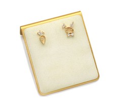 Cute Bunny Carrot Stud Earrings, Sku LD352