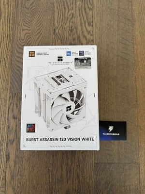 Thermalright Burst Assassin 120 Vision White CPU Air Cooler, Desktop CPU Cooler