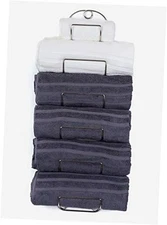 Towel Racks for Bathroom Wall Mounted Metal Wine Rack Towel Shelf Towel Chrome