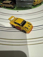 Aurora AFX BMW 320i Turbo Lighted Magnatraction 3 Yellow-Orange-Red Slot Car