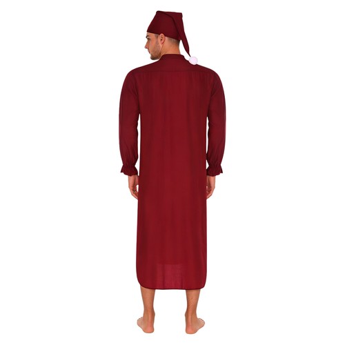 Pigiama da notte uomo abiti camicie da notte camicia da notte pigiama arabo pigiama a quadri - Foto 9 di 31