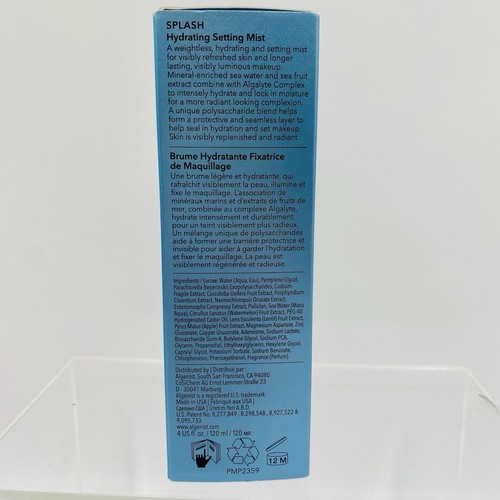 ALGENIST SPLASH Hydrating Setting Mist-look at comparative sizes 4 fl oz 120 ml - Picture 2 of 4