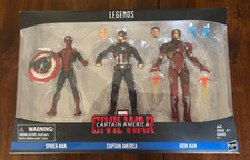 Marvel Legends Series Civil War 6  Captain America Spider-Man Iron Man 3-pack
