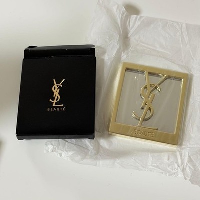 希少✨ Yves Saint Laurent 鏡 コンパクトミラー YSL Deluxe Compact Mirror Luxury Makeup Pocket Mirror | eBay